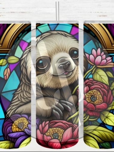 Stained Glass Sloth