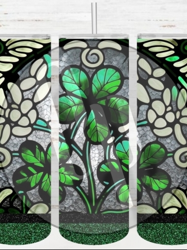 Stained Glass Shamrock