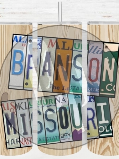 Branson Missouri License Plate