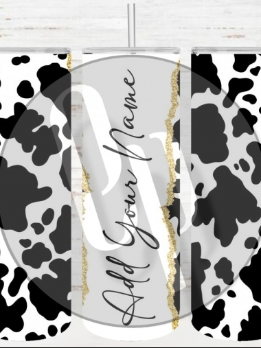 Cow Print Glitter