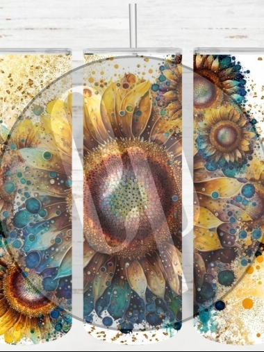 Sunflower Alcohol Ink