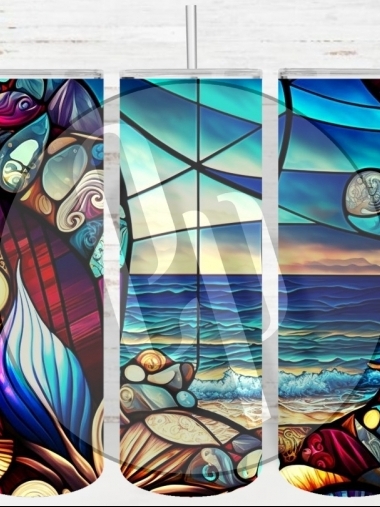 Stained Glass Sea Shells